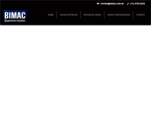 Tablet Screenshot of bimac.com.br